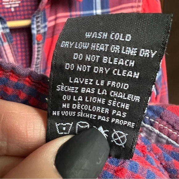 Kuhl Women’s Red Plaid 100% Cotton Button Down Long Sleeve Shirt, Size Small - Picture 7 of 9